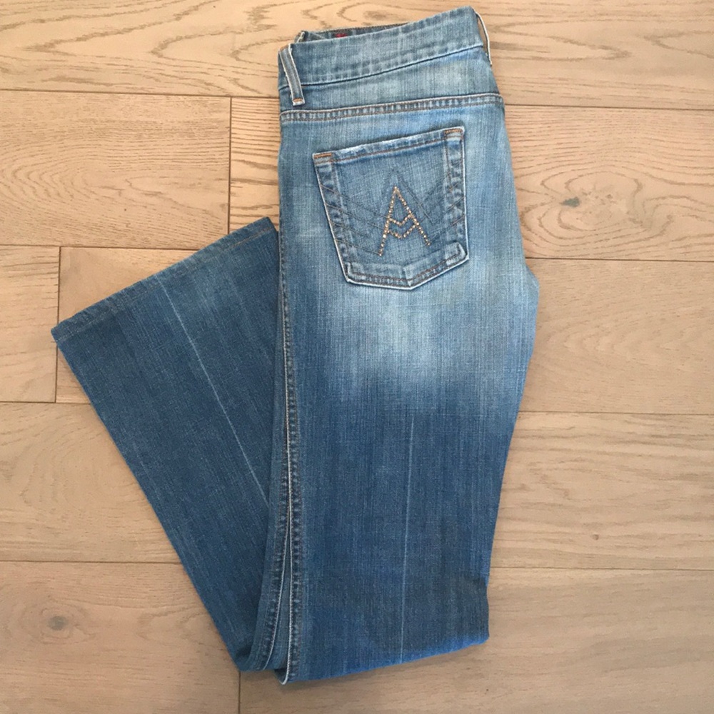 7 for all Mankind flare cut “A” pocket jeans